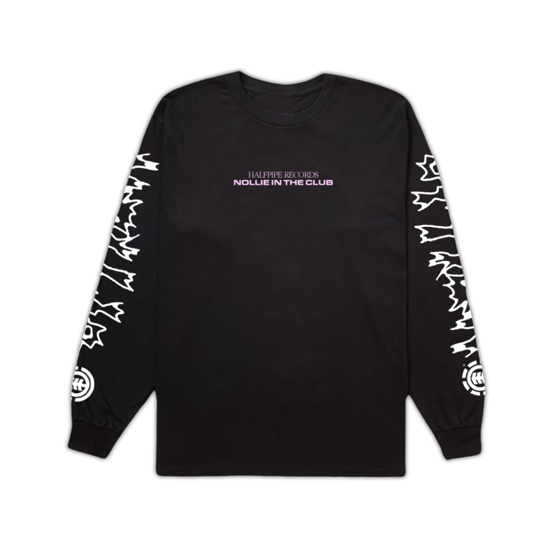Halfpipe Records x Element - Nollie In The Club Long Sleeve Tee Shirt